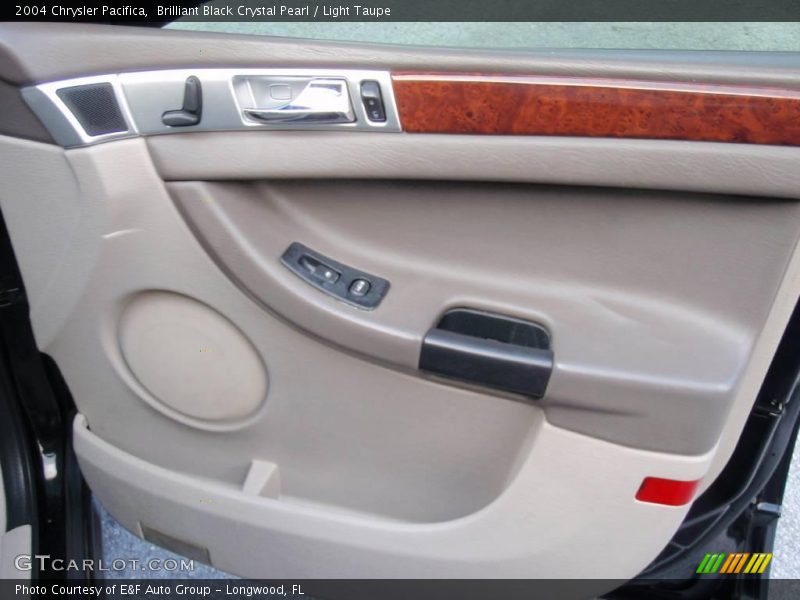 Brilliant Black Crystal Pearl / Light Taupe 2004 Chrysler Pacifica