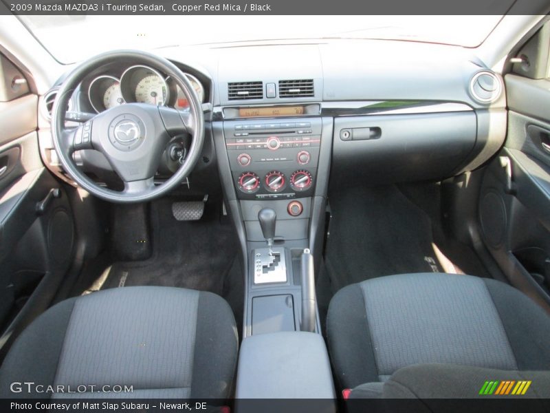 Copper Red Mica / Black 2009 Mazda MAZDA3 i Touring Sedan