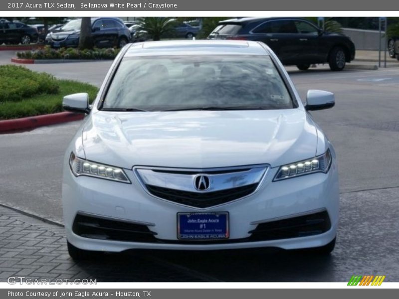 Bellanova White Pearl / Graystone 2017 Acura TLX Sedan
