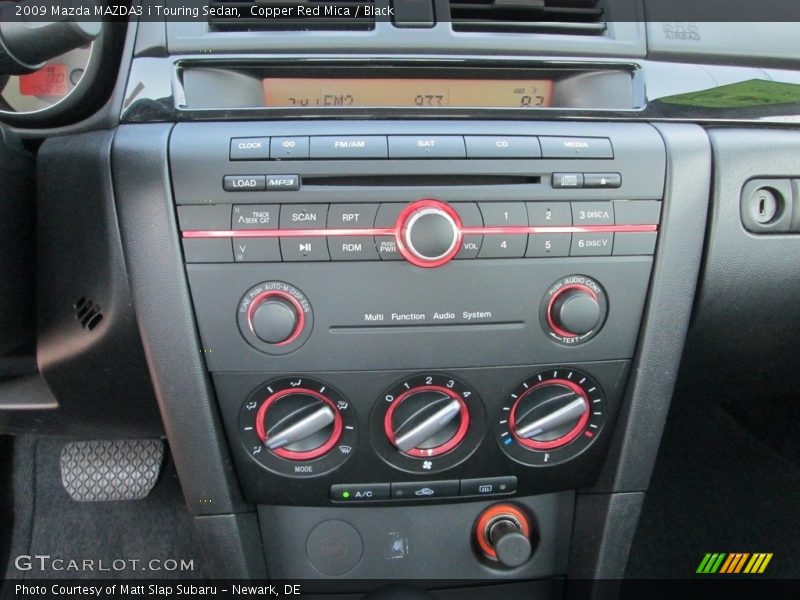 Copper Red Mica / Black 2009 Mazda MAZDA3 i Touring Sedan