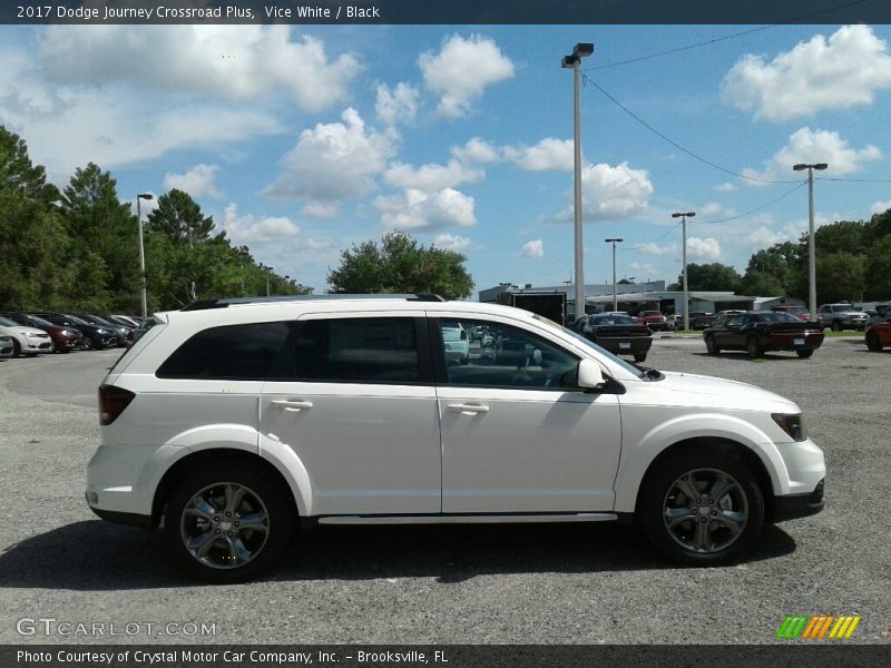 Vice White / Black 2017 Dodge Journey Crossroad Plus