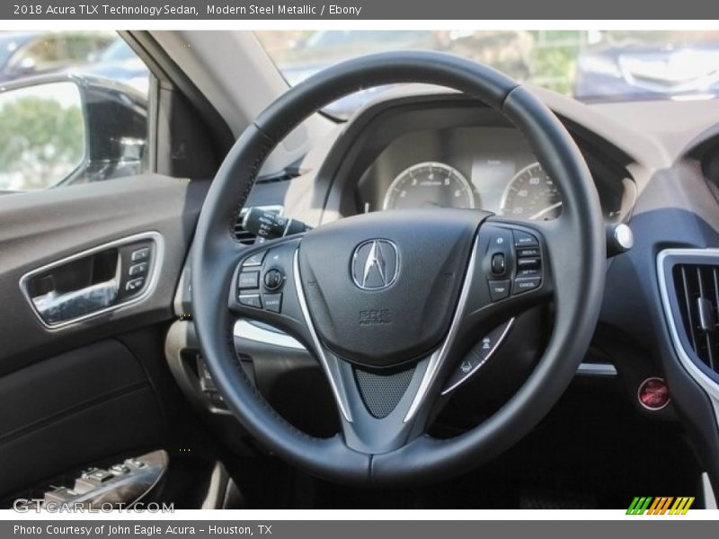 Modern Steel Metallic / Ebony 2018 Acura TLX Technology Sedan