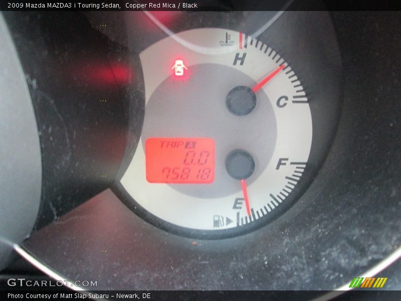 Copper Red Mica / Black 2009 Mazda MAZDA3 i Touring Sedan