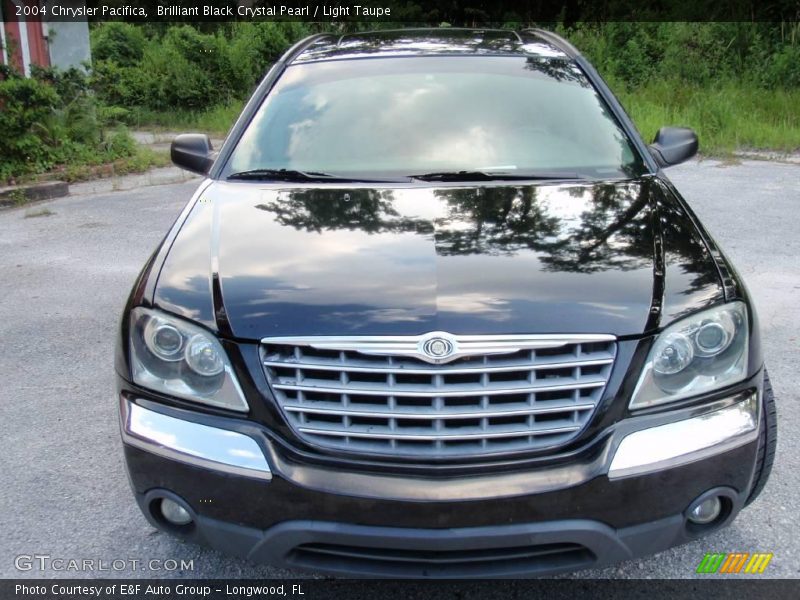 Brilliant Black Crystal Pearl / Light Taupe 2004 Chrysler Pacifica
