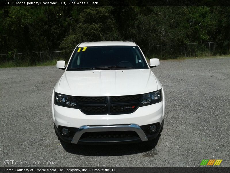 Vice White / Black 2017 Dodge Journey Crossroad Plus