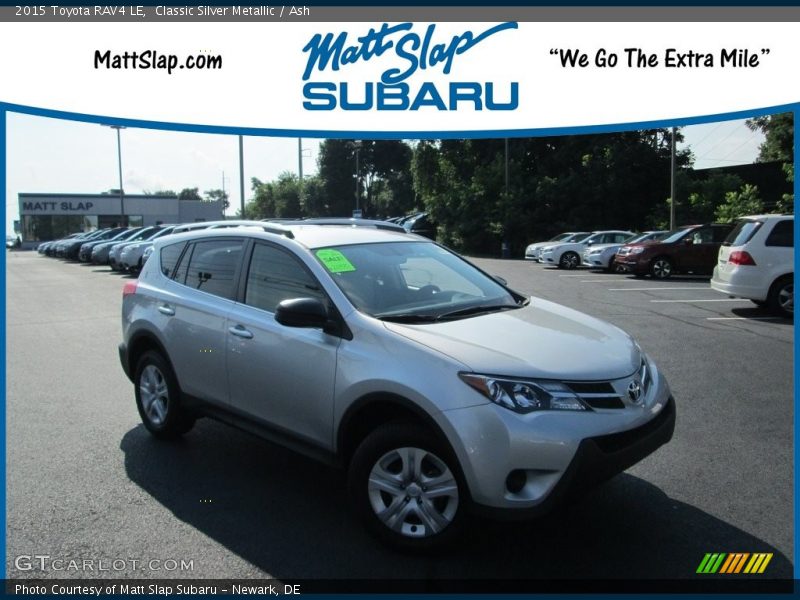 Classic Silver Metallic / Ash 2015 Toyota RAV4 LE