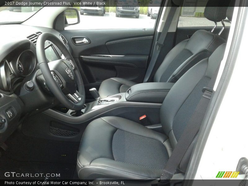 Vice White / Black 2017 Dodge Journey Crossroad Plus