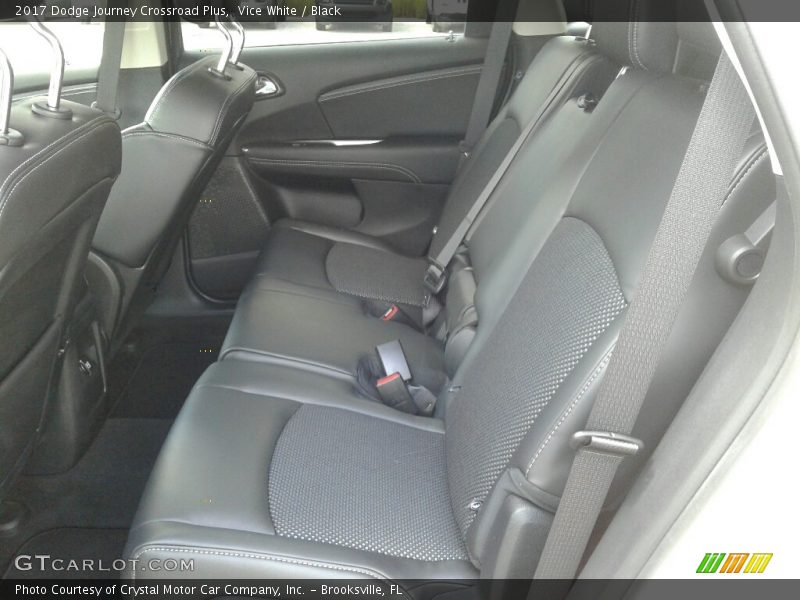 Vice White / Black 2017 Dodge Journey Crossroad Plus