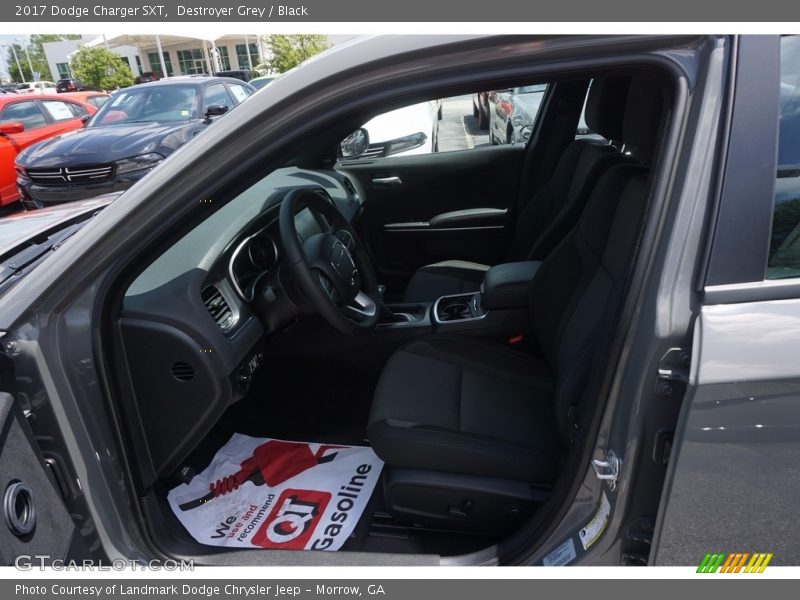 Destroyer Grey / Black 2017 Dodge Charger SXT