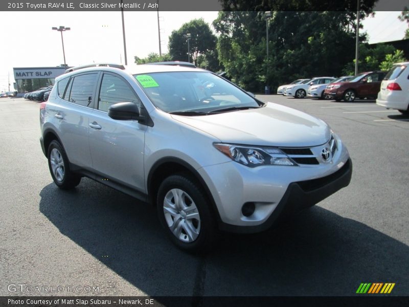 Classic Silver Metallic / Ash 2015 Toyota RAV4 LE