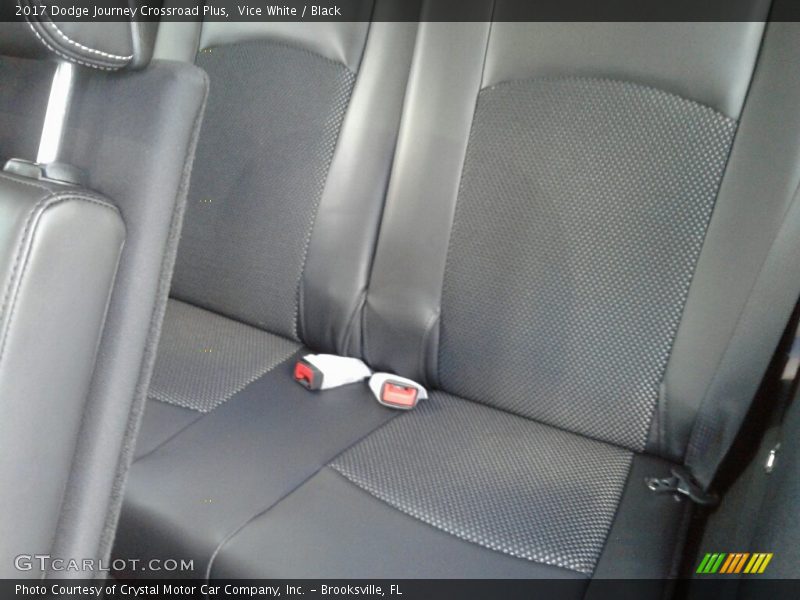 Vice White / Black 2017 Dodge Journey Crossroad Plus