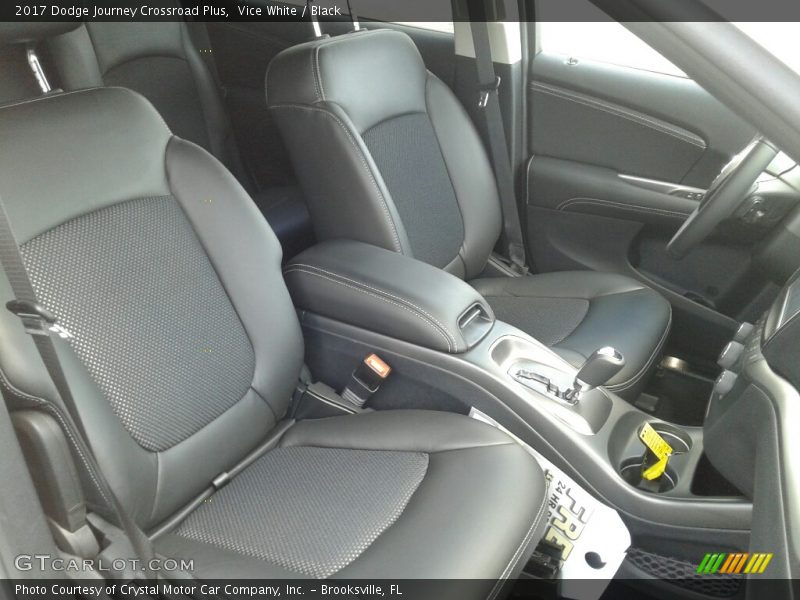 Vice White / Black 2017 Dodge Journey Crossroad Plus