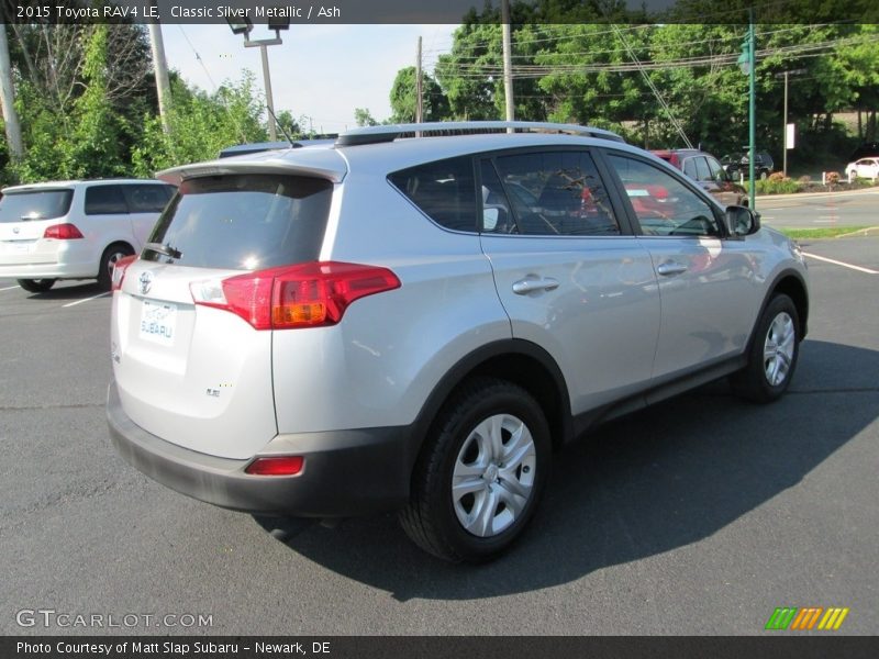 Classic Silver Metallic / Ash 2015 Toyota RAV4 LE