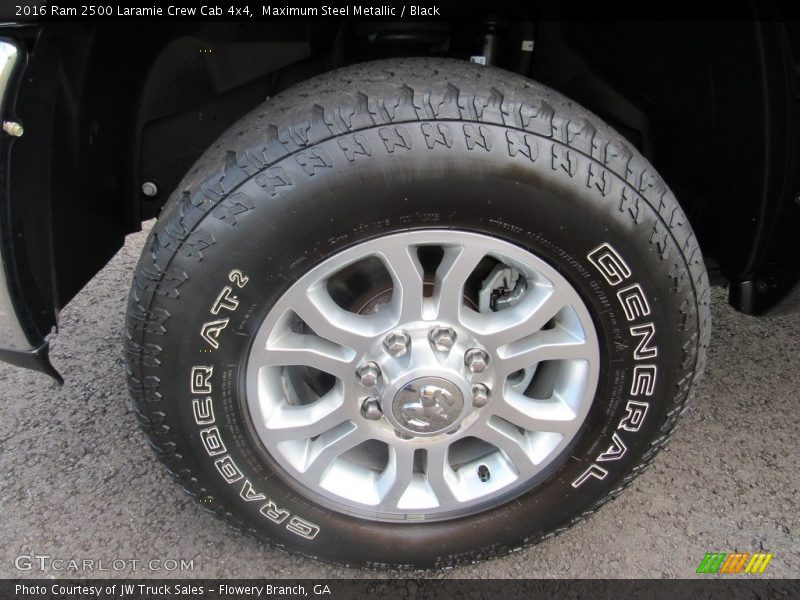 Maximum Steel Metallic / Black 2016 Ram 2500 Laramie Crew Cab 4x4