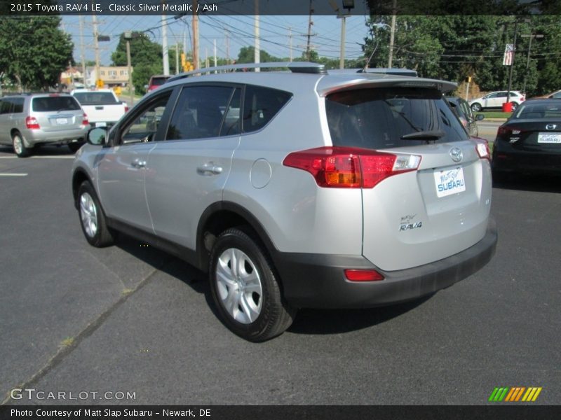 Classic Silver Metallic / Ash 2015 Toyota RAV4 LE