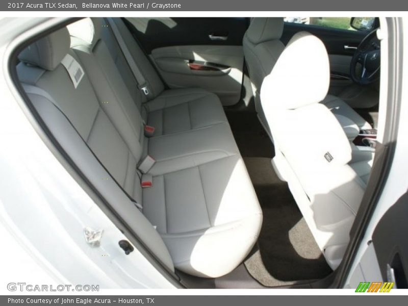 Bellanova White Pearl / Graystone 2017 Acura TLX Sedan