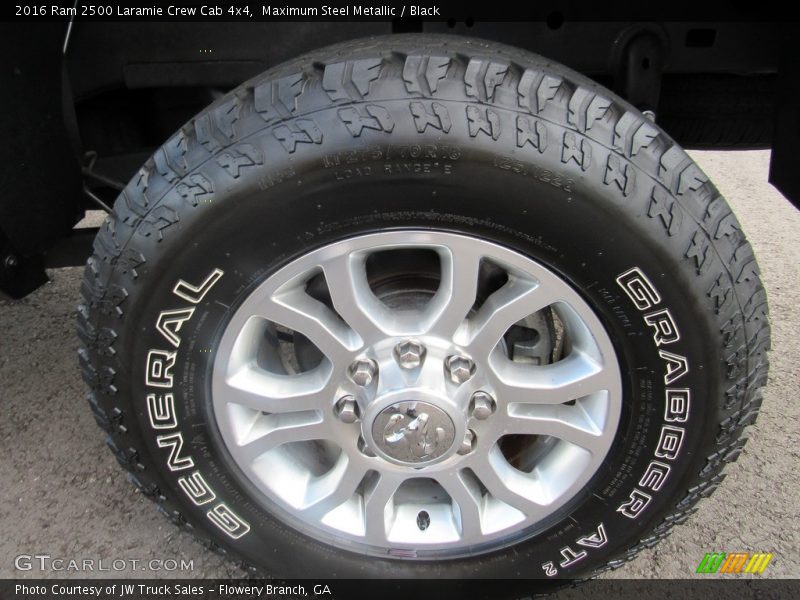 Maximum Steel Metallic / Black 2016 Ram 2500 Laramie Crew Cab 4x4