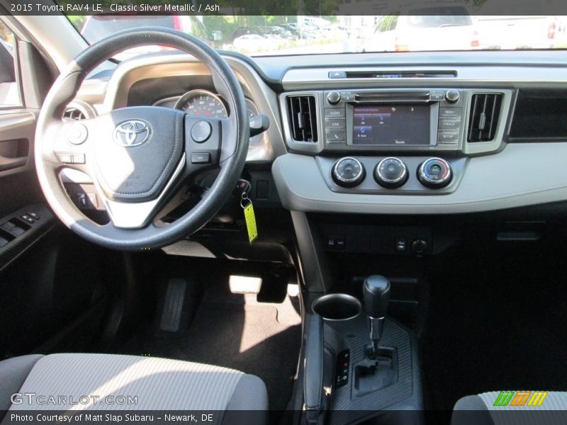 Classic Silver Metallic / Ash 2015 Toyota RAV4 LE