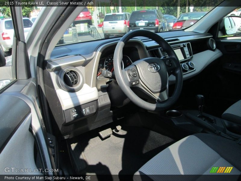 Classic Silver Metallic / Ash 2015 Toyota RAV4 LE