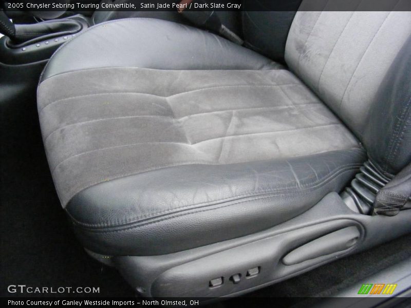 Satin Jade Pearl / Dark Slate Gray 2005 Chrysler Sebring Touring Convertible