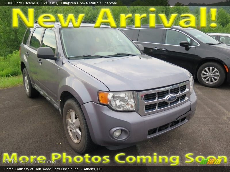 Tungsten Grey Metallic / Charcoal 2008 Ford Escape XLT V6 4WD