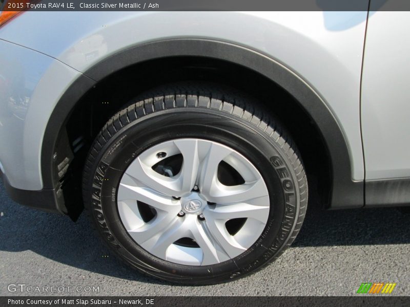 Classic Silver Metallic / Ash 2015 Toyota RAV4 LE