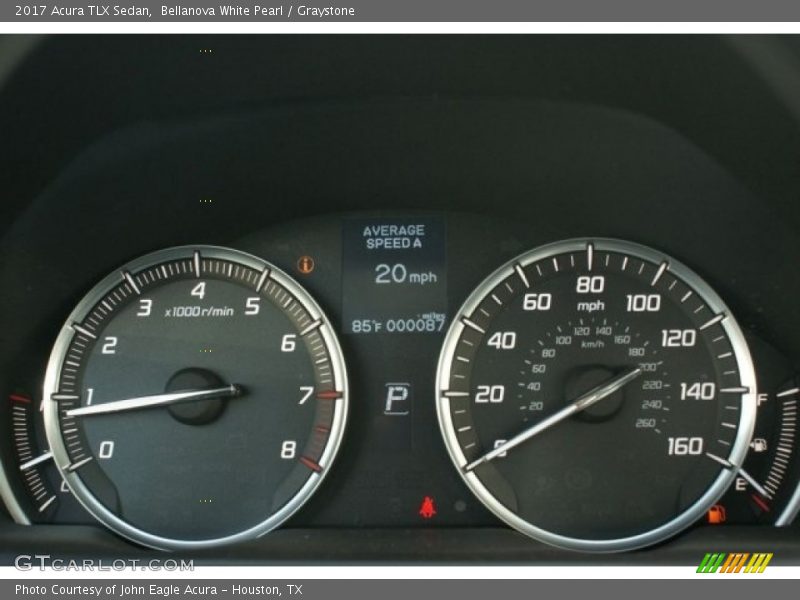 Bellanova White Pearl / Graystone 2017 Acura TLX Sedan