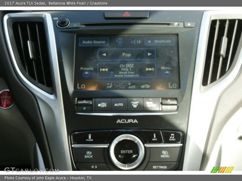 Bellanova White Pearl / Graystone 2017 Acura TLX Sedan