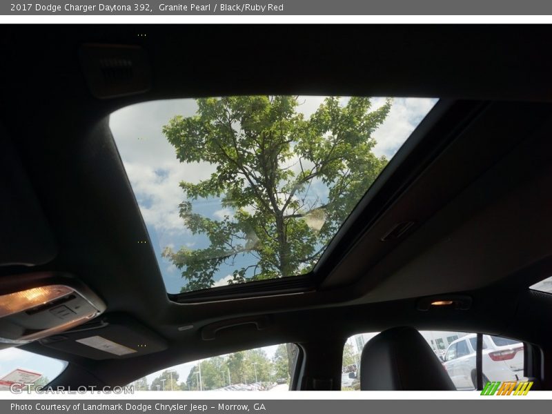 Granite Pearl / Black/Ruby Red 2017 Dodge Charger Daytona 392
