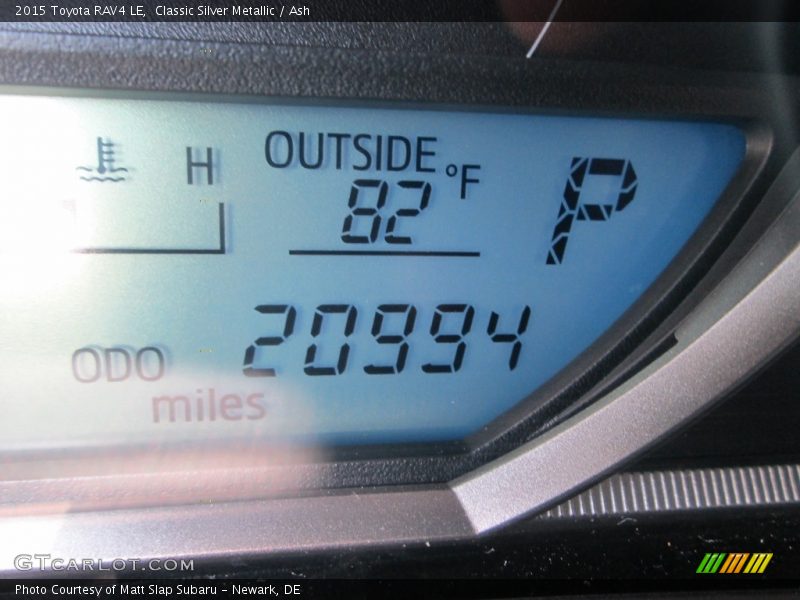 Classic Silver Metallic / Ash 2015 Toyota RAV4 LE