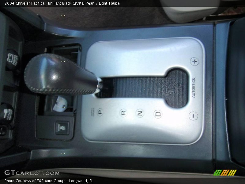 Brilliant Black Crystal Pearl / Light Taupe 2004 Chrysler Pacifica