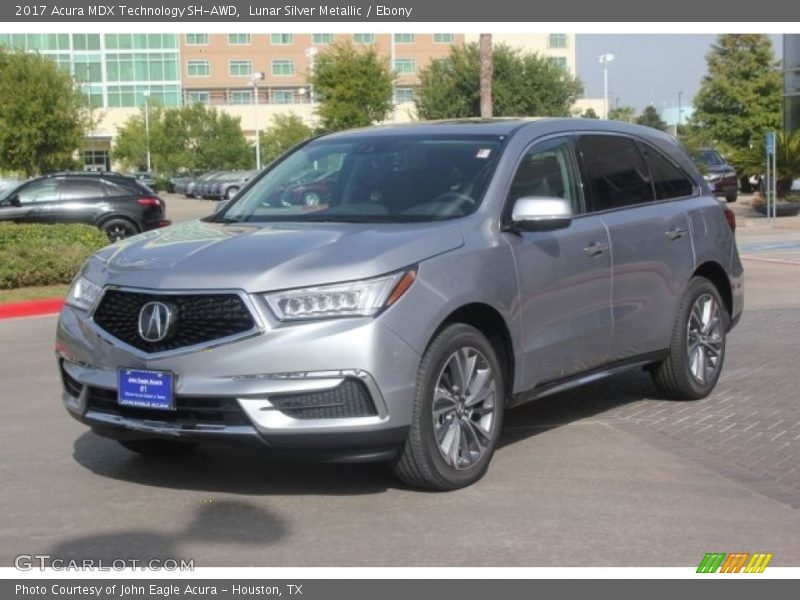 Lunar Silver Metallic / Ebony 2017 Acura MDX Technology SH-AWD