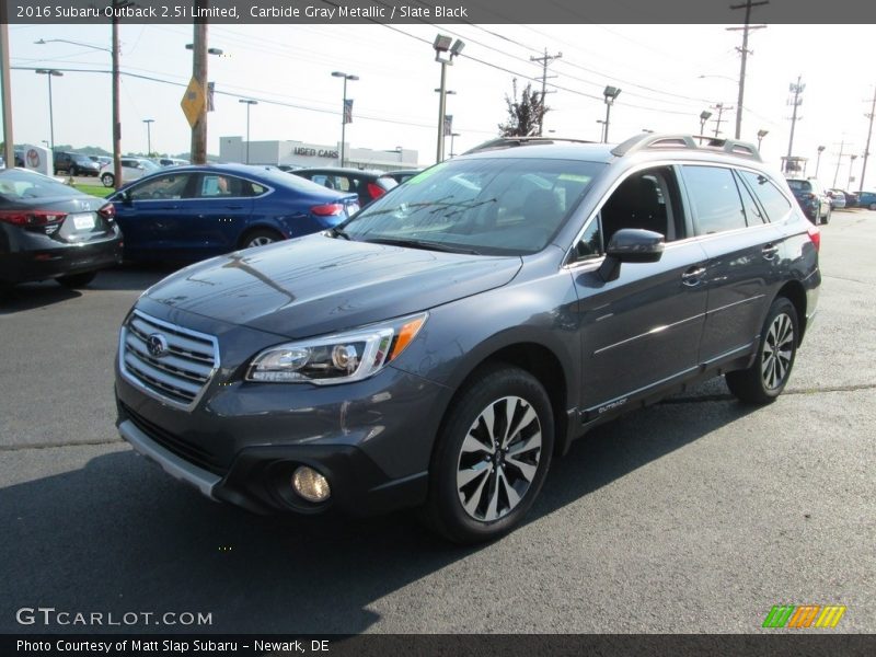 Carbide Gray Metallic / Slate Black 2016 Subaru Outback 2.5i Limited