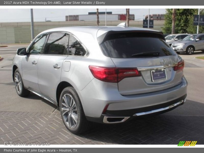 Lunar Silver Metallic / Ebony 2017 Acura MDX Technology SH-AWD