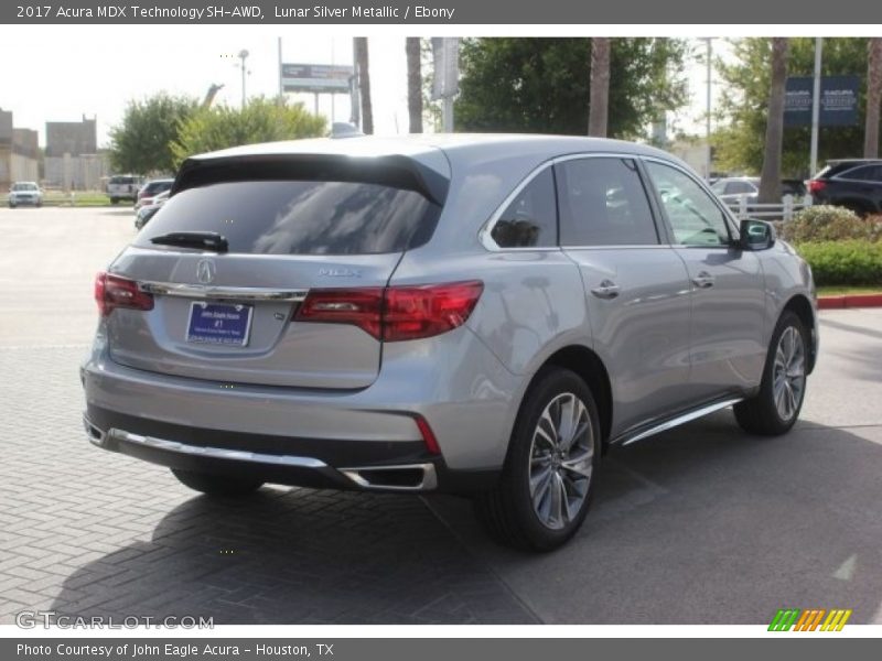 Lunar Silver Metallic / Ebony 2017 Acura MDX Technology SH-AWD