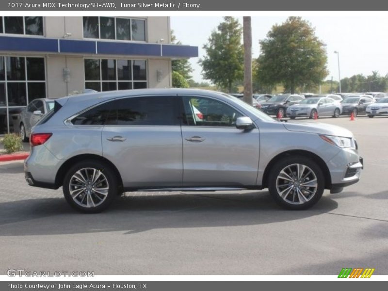 Lunar Silver Metallic / Ebony 2017 Acura MDX Technology SH-AWD
