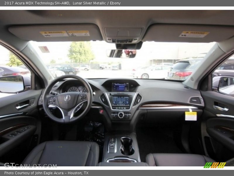 Lunar Silver Metallic / Ebony 2017 Acura MDX Technology SH-AWD