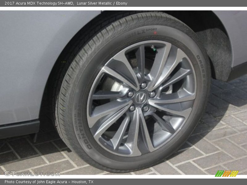 Lunar Silver Metallic / Ebony 2017 Acura MDX Technology SH-AWD