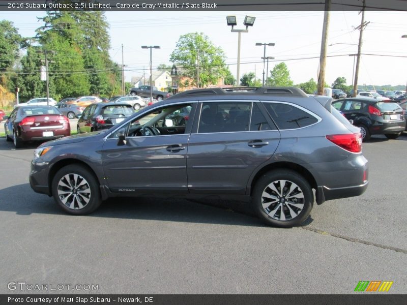 Carbide Gray Metallic / Slate Black 2016 Subaru Outback 2.5i Limited