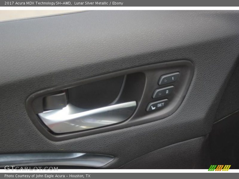 Lunar Silver Metallic / Ebony 2017 Acura MDX Technology SH-AWD