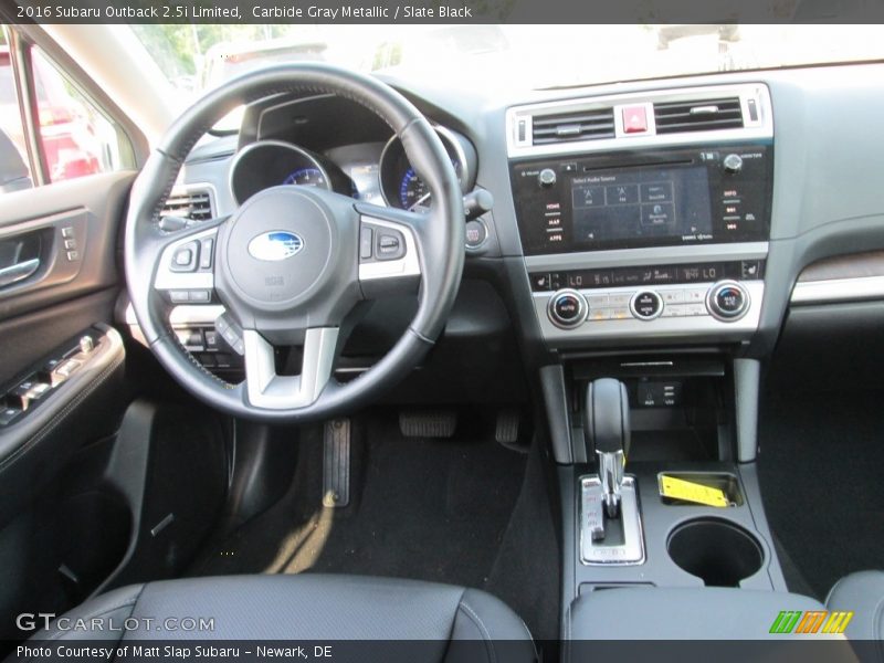 Carbide Gray Metallic / Slate Black 2016 Subaru Outback 2.5i Limited