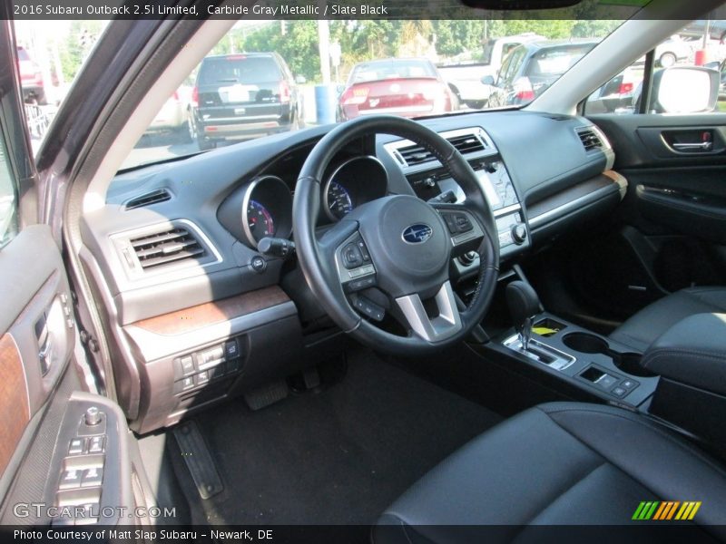 Carbide Gray Metallic / Slate Black 2016 Subaru Outback 2.5i Limited