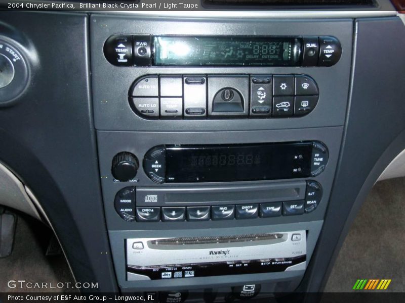 Brilliant Black Crystal Pearl / Light Taupe 2004 Chrysler Pacifica