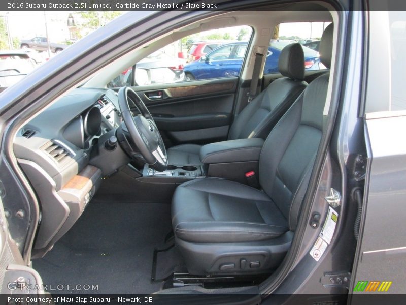 Carbide Gray Metallic / Slate Black 2016 Subaru Outback 2.5i Limited