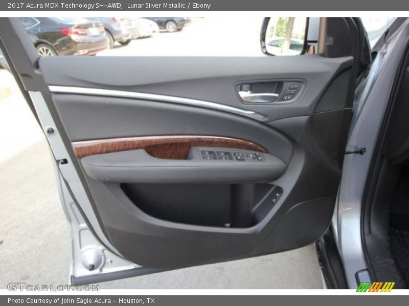 Lunar Silver Metallic / Ebony 2017 Acura MDX Technology SH-AWD