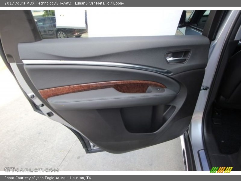 Lunar Silver Metallic / Ebony 2017 Acura MDX Technology SH-AWD