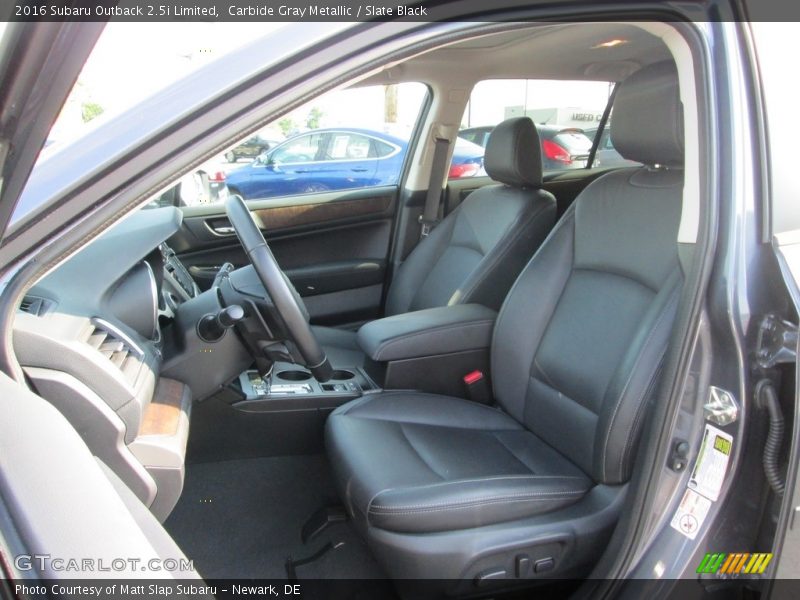 Carbide Gray Metallic / Slate Black 2016 Subaru Outback 2.5i Limited