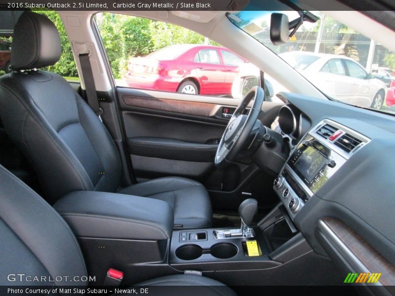 Carbide Gray Metallic / Slate Black 2016 Subaru Outback 2.5i Limited