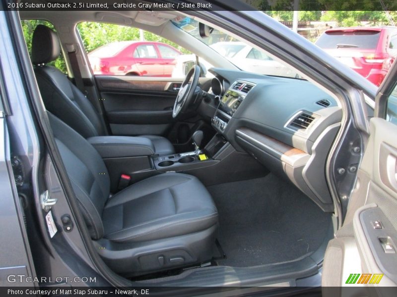 Carbide Gray Metallic / Slate Black 2016 Subaru Outback 2.5i Limited