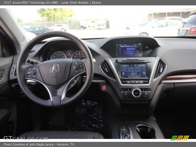 Lunar Silver Metallic / Ebony 2017 Acura MDX Technology SH-AWD